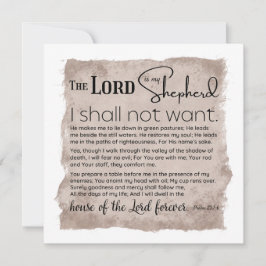 Psalm 23 Bibelschrift Vintages Papier