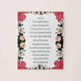 Psalm 23, Blume Rahmen 110 Teile - Herausforderung
