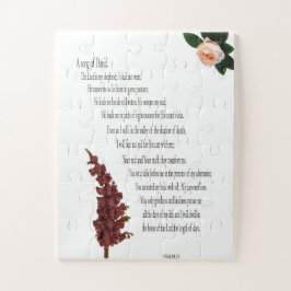 Psalm 23, Blumengrün, übergroße Stücke - leicht