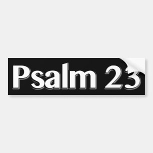 Psalm 23 christlich autoaufkleber