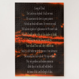 Psalm 23, Dark Red Sky, 1014 Stk., Schwieriges Puz