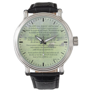 Psalm 23 Der Herr ist mein Hirte Armbanduhr