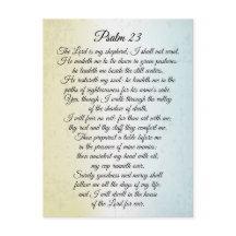Psalm 23 Der Herr ist mein Hirte, Bibelverse