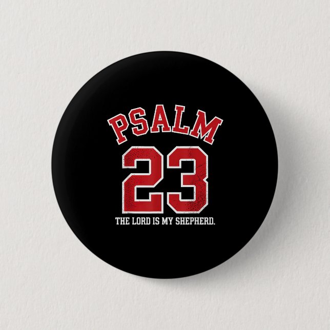 Psalm 23 Der Herr ist mein Hirte  Button (Vorderseite)