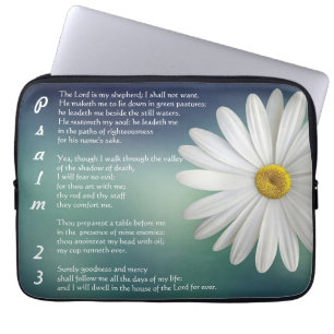 Psalm 23 - Der HERR ist mein Hirte Christliche Ges Laptopschutzhülle