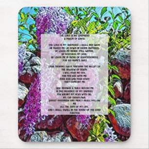 Psalm 23 - Der Herr ist mein Hirte Mousepad