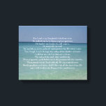 Psalm 23 Der Herr ist mein Hirte Schöner Strand Leinwanddruck<br><div class="desc">Schöne Strand Christliche Leinwand Kunst mit dem 23. Psalm: Der Herr ist mein Hirte. Ich werde nicht gewollt. Er bringt mich dazu, mich in grüne Weiden zu legen. Er führt mich neben den stillen Wassern. Er erfrischt mein Soul. Dieser hübsche Bibelvers ist ein wunderbares Geschenk für eine Kirche oder einen...</div>