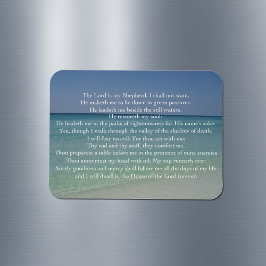 Psalm 23 Der Herr ist mein Hirte Schöner Strand Magnet