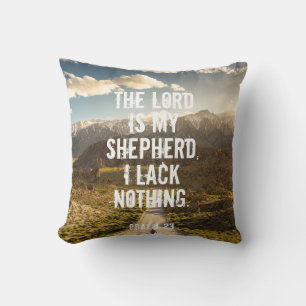 Psalm 23 Der Herr ist mein Hirte, Schrift Kissen