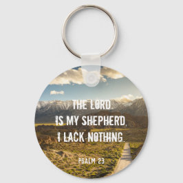 Psalm 23 Der Herr ist mein Hirte, Schrift Schlüsselanhänger