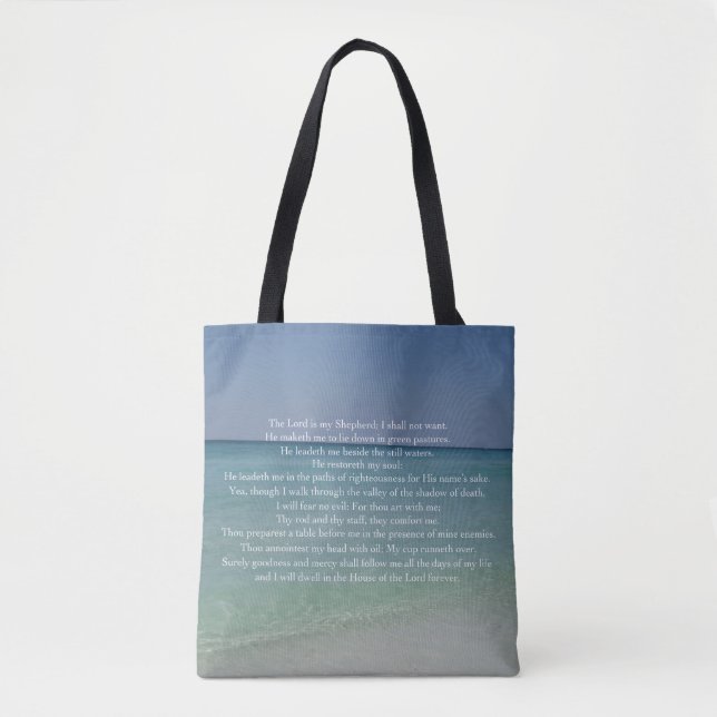 Psalm 23 Der Herr ist mein Hirte Tasche (Vorderseite)