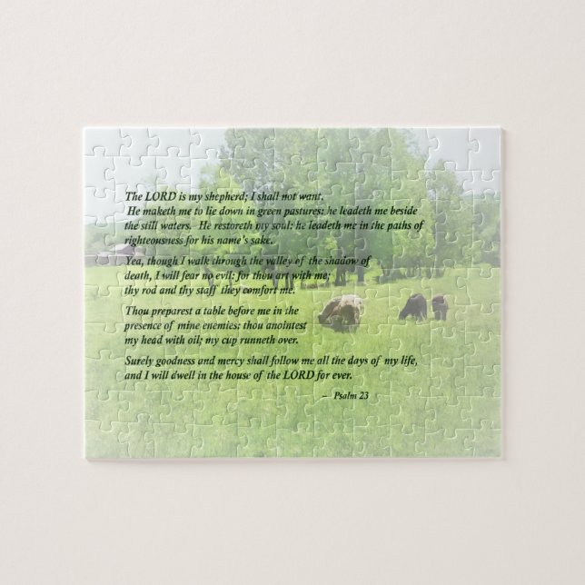 Psalm 23 der Lord Is My Shepherd (Horizontal)
