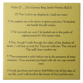 Psalm 23 der Lord ist mein Schäfer Fliese