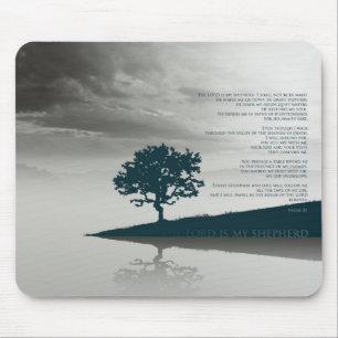 Psalm 23 - Der LORD ist mein Schäfer Mousepad