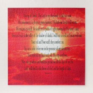 Psalm 23, Feuer Himmel, 676 Stücke - Schwieriges P