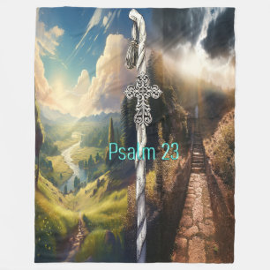Psalm 23 fleecedecke