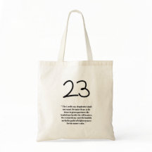 Psalm 23 Friedlicher Pfad-Tasche