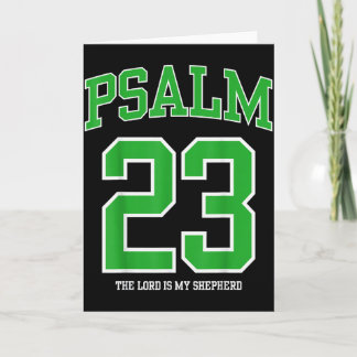Psalm 23 Jersey Der Herr ist mein Hirte Grüne Weid Karte