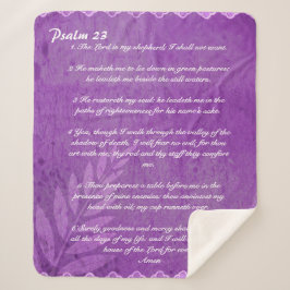 Psalm 23 Lilac Sherpadecke