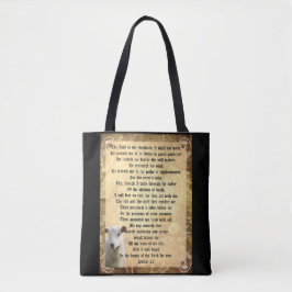 Psalm 23 mit Lamm Tasche