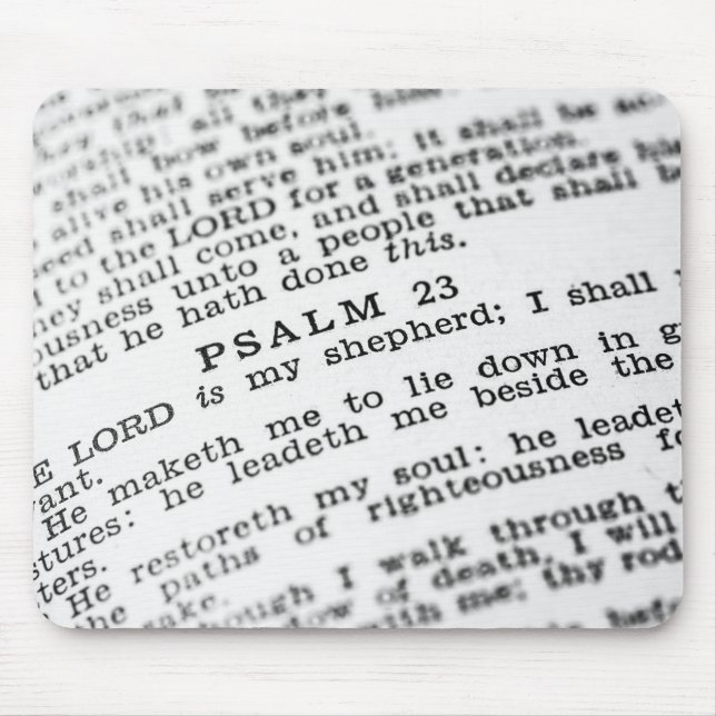 Psalm 23 mousepad (Vorne)