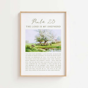 Psalm 23 NIV Der Herr ist mein Hirte Poster