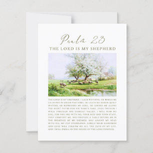 Psalm 23 NIV Der Herr ist mein Hirte Postkarte