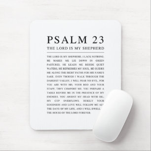 Psalm 23 NKJV Bibel Der Herr ist mein Hirte Mousepad