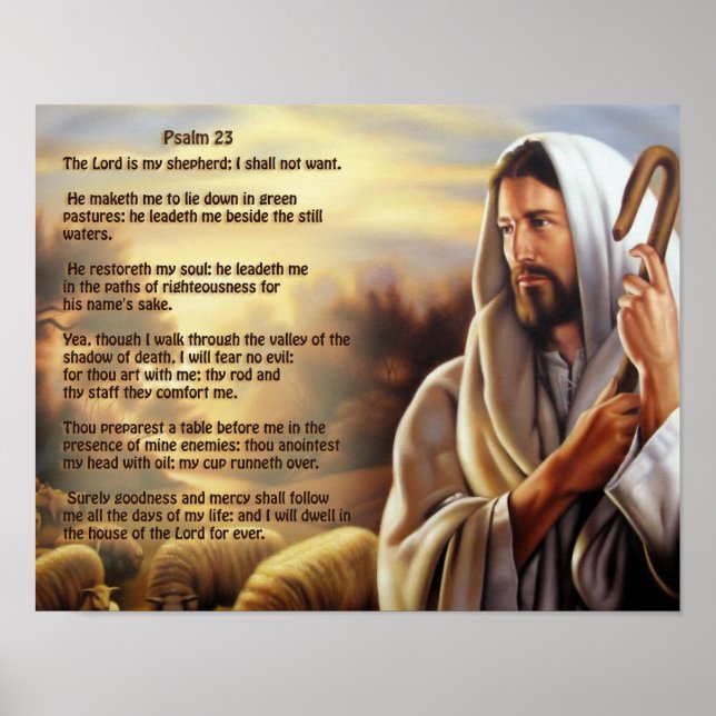 Psalm 23 poster (Vorne)
