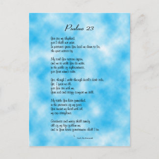 Psalm 23. Postkarte