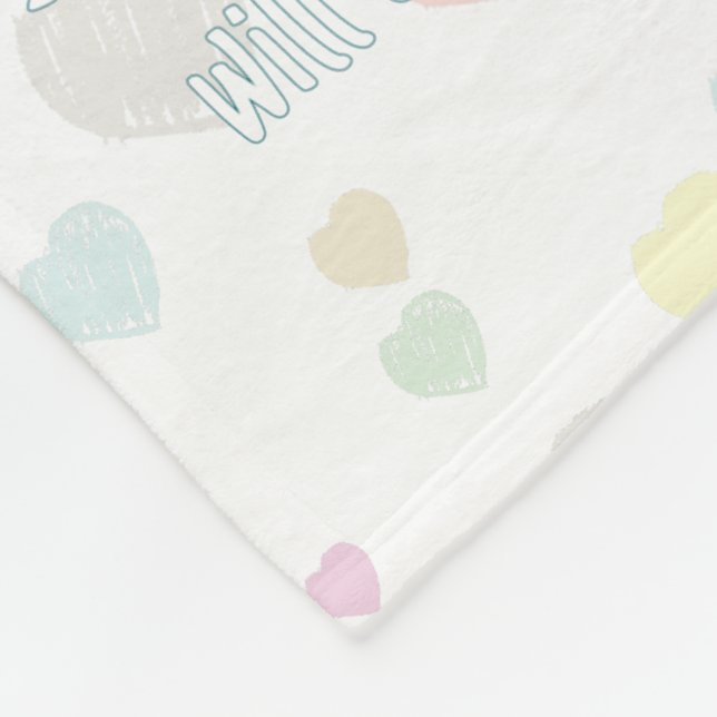 Psalm 23 Schrift Inspiriert Fleecedecke (Ecke)