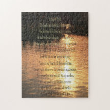 Psalm 23, Sonnenuntergang auf stillem Wasser 252 S