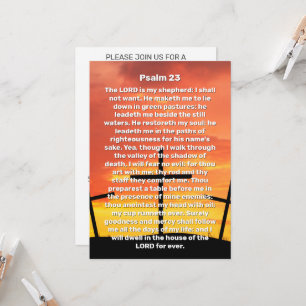 Psalm 23 Sonnenuntergang-Kreuz-Feier-des-Lebens-Be Einladung