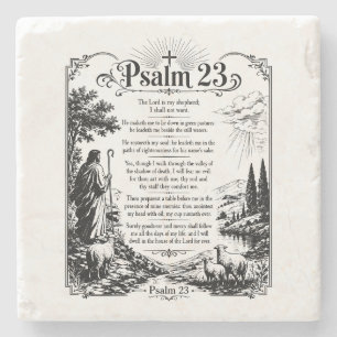 Psalm 23 steinuntersetzer