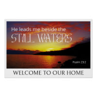 Psalm 23 STILLE WASSER Christliches Bibelvers