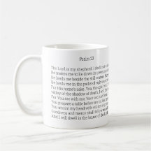 Psalm 23 Tasse
