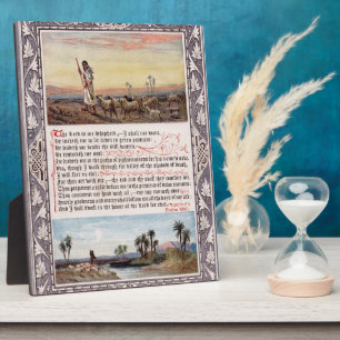 Psalm 23 Vintag Fotoplatte