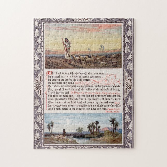 Psalm 23 Vintage (Vertikal)