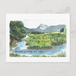 Psalm 23 visuelle Postkarte
