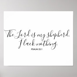 Psalm 23 Wall art Poster