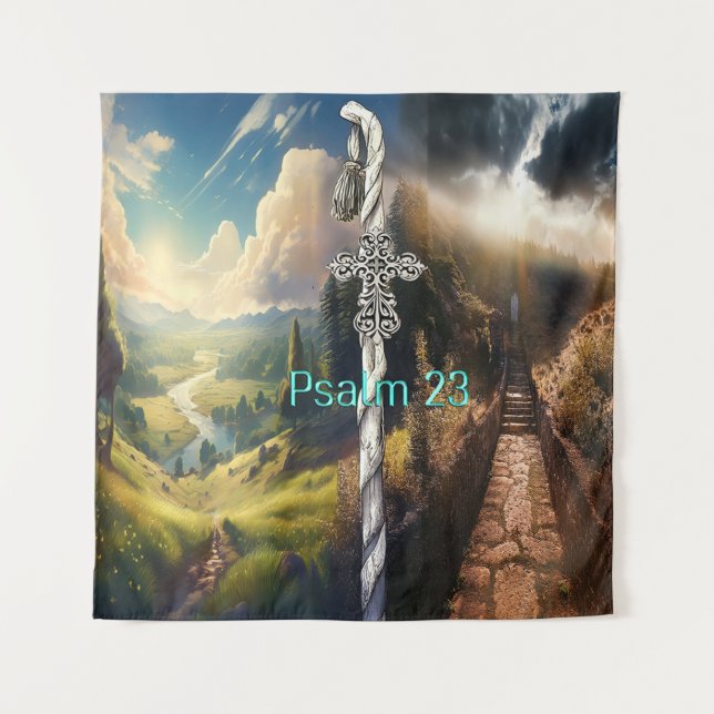 Psalm 23 wandteppich (Vorderseite)