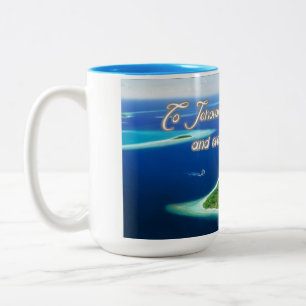 Psalm 24 zweifarbige tasse