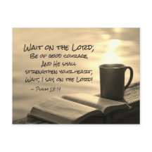 Psalm 27:14 Warten Sie auf den Herrn, Bibelverse