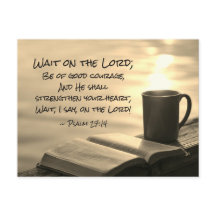 Psalm 27:14 Warten Sie auf den Herrn, Bibelverse