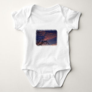 Psalm 27:1 am Morgengrauen Baby Strampler
