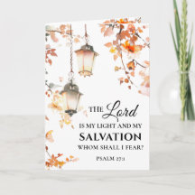 Psalm 27:1 Der Herr ist meine Light & Salvation Bi