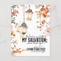 Psalm 27:1 Der Herr ist meine Light & Salvation Bi