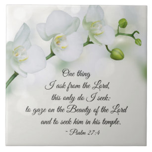 Psalm-27:4 eine Sache, die ich vom Lord frage, Fliese