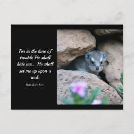 Psalm 27:5 (KJV) Postkarte