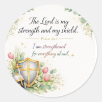 Psalm 28:7 Bibelvers, Messianischer jüdischer Deko
